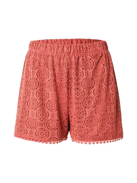 VERO MODA Pantaloni VMMAYA roşu închis