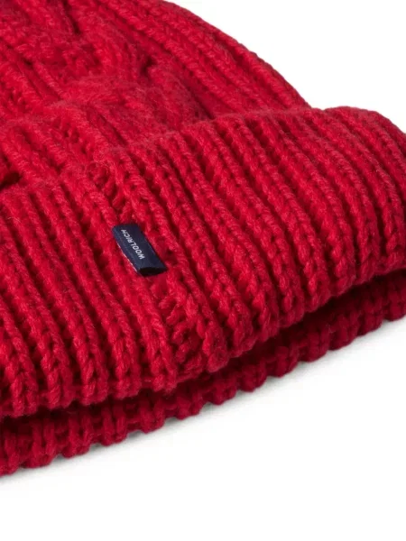 Căciulă Woolrich tricotate roșu
