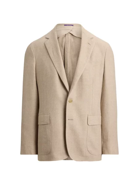 Sacou Ralph Lauren Purple Label cu model herringbone violet