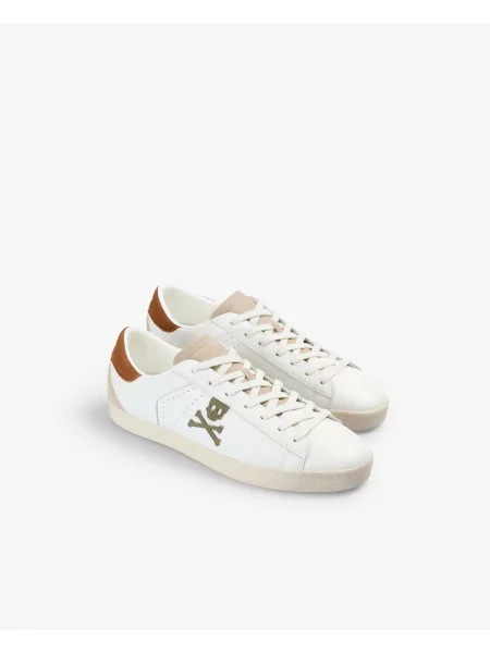 Sneakerși Scalpers de lână alb