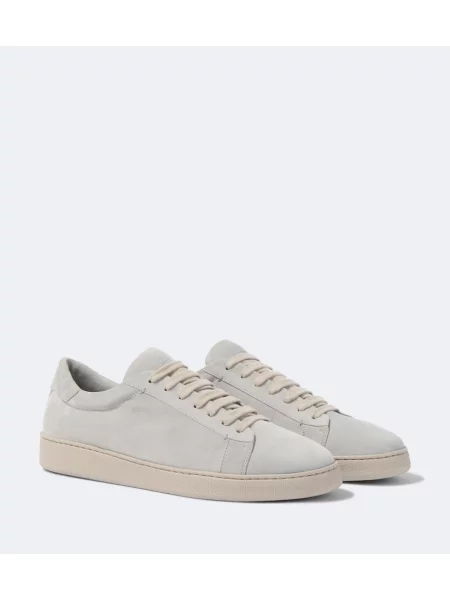 Sneakerși Eleventy din piele de căprioară gri