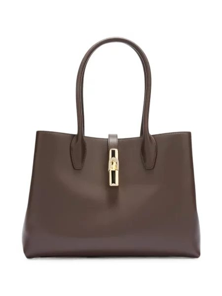 Geantă shopper Furla maro