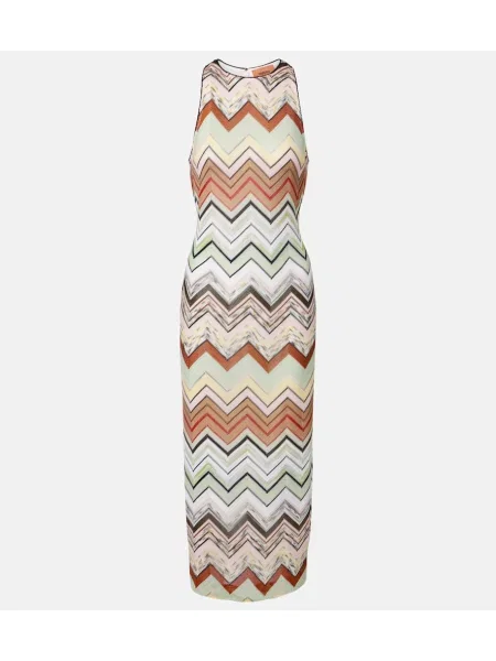 Rochie midi Missoni tricotate până la genunchi de costum