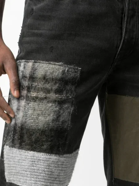Blugi Amiri de mohair negru