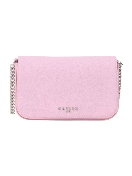 Torebka skórzana Gaëlle Paris skórzana elegancka różowa