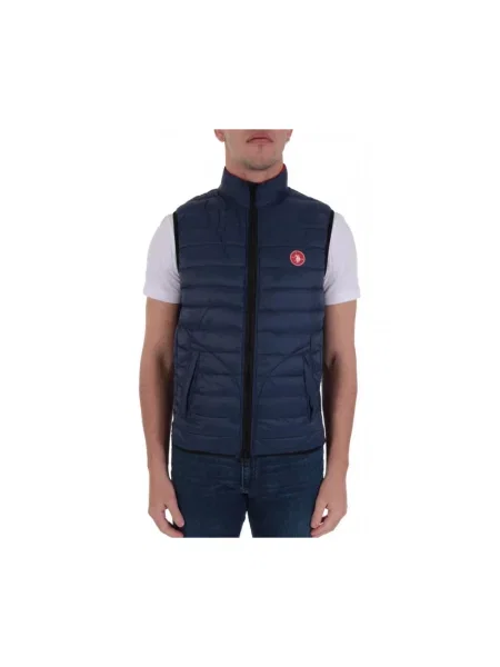 Kamizelka U.s Polo Assn. dwustronna niebieska
