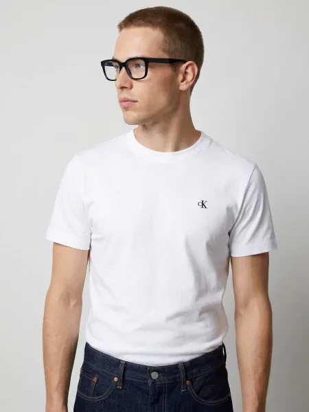 Tričko Calvin Klein Jeans biela