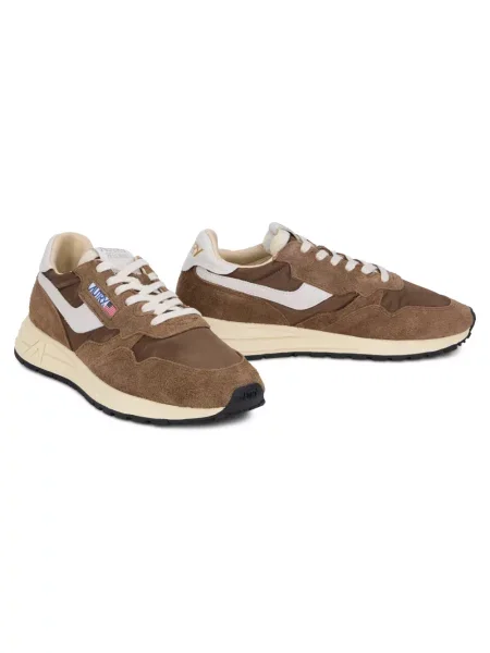 Sneakersy Autry brązowe