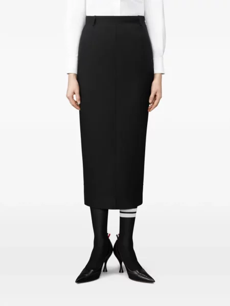 Fustă tip creion Thom Browne negru