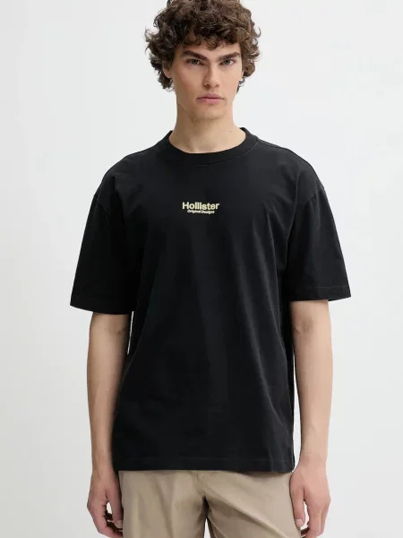 Kratka majica Hollister Co. črna