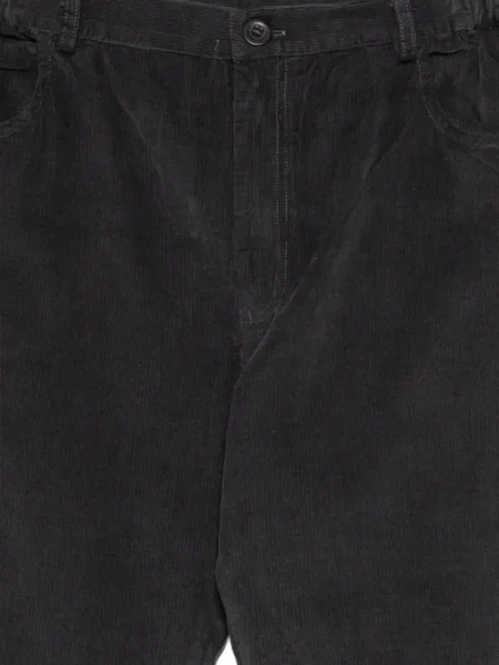 Cu centură pantaloni Private 0204 de catifea cord gri