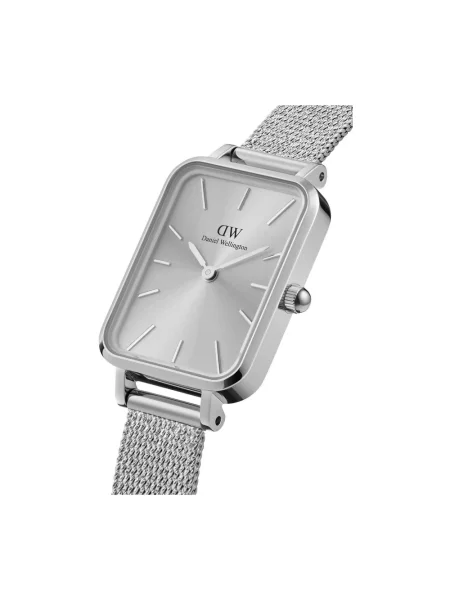 Daniel Wellington zegarek Quadro srebrny szary