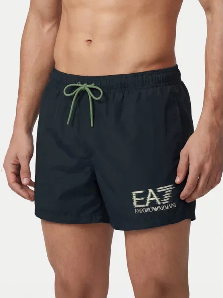 Emporio Armani Pantaloni scurți pentru înot Bleumarin