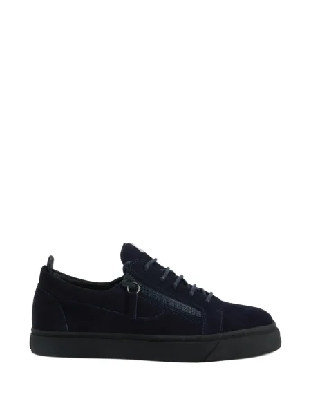 Sneakerși Giuseppe Zanotti Frankie din dantelă albastru