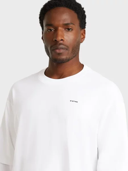 Лонгслів G-star Raw білий