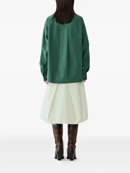 Fusta plisata Studio Tomboy plisată până la genunchi alb