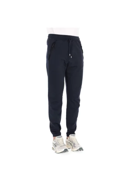 Joggery C.p. Company z kieszeniami na zamek niebieskie