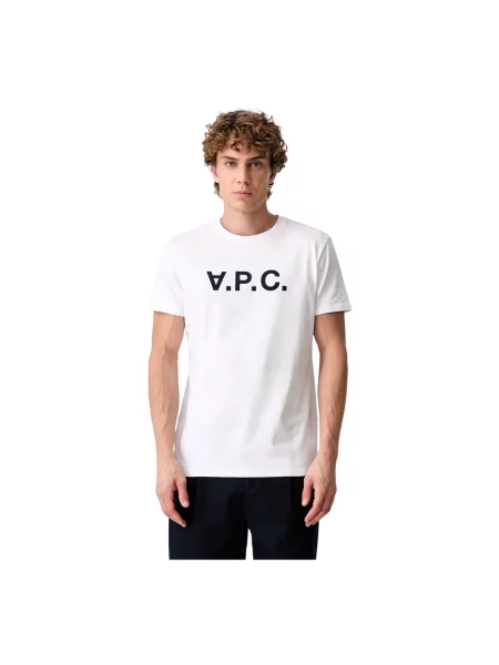 A.P.C. t-shirt Vpc Blanc biała