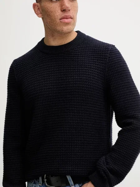 Шерстяной свитер Marc O'polo синий