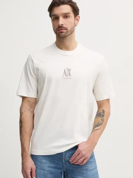 Armani Exchange tričko biela