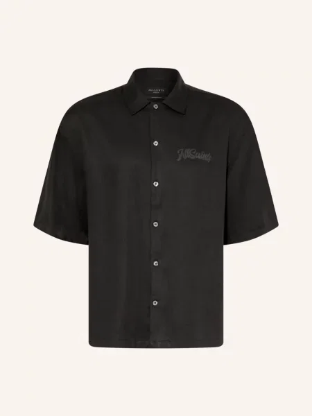 Allsaints Košile S Krátkým Rukávem Circe černá