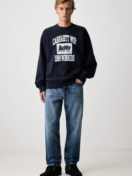 Carhartt WIP Μπλούζα φούτερ Winners ναυτικό / λευκό μπλε