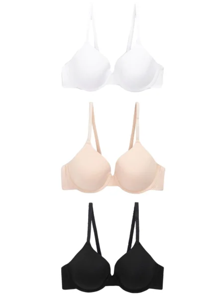 Next Sutien pielii / negru alb