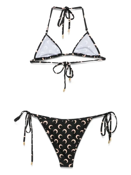 Bikini Marine Serre cu imagine negru