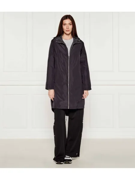 MICHAEL Michael Kors rövid kabát szürke átmeneti oversize fekete