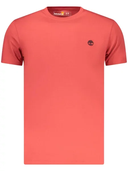 Tricou Timberland scurt roșu