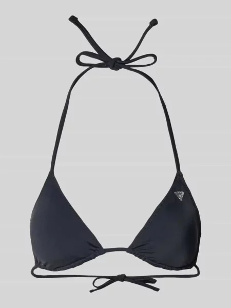 Góra od bikini z obszyciem z kamieni stras model Violet' Guess czarny