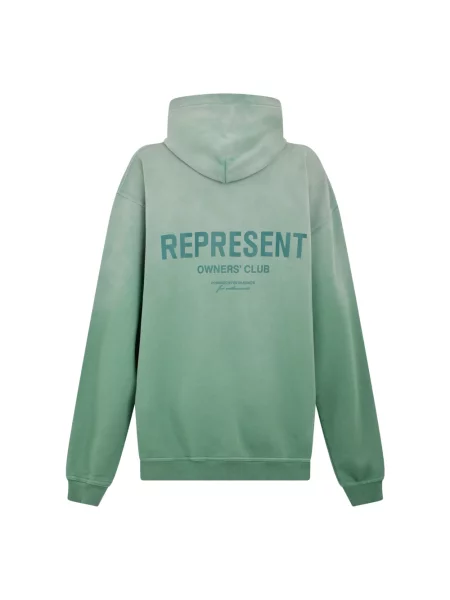 Bluza Represent z kapturem zielona