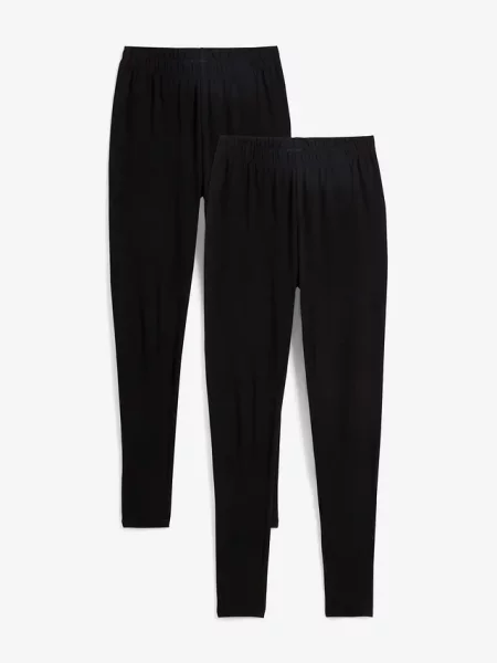Legginsy 2 pary czarne