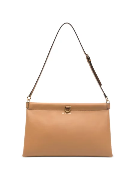 Geantă plic Etro din piele maro