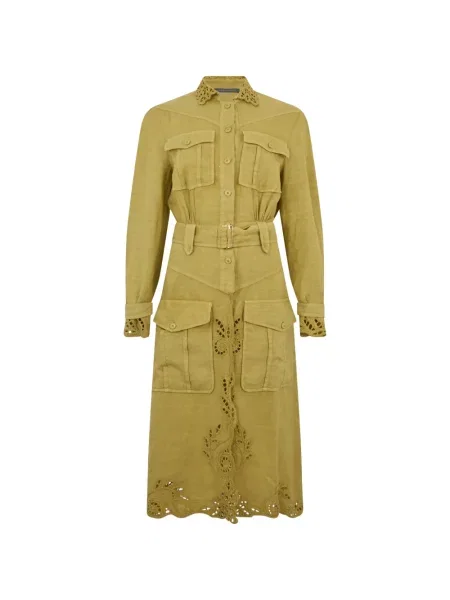 Rochie mini Alberta Ferretti cu broderie verde