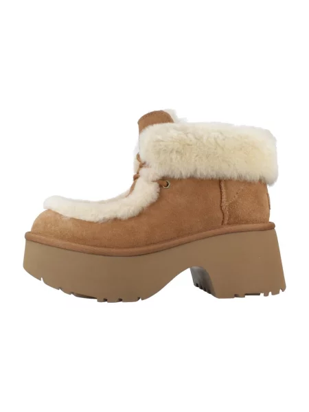 Pantofi Ugg cu șireturi din dantelă maro