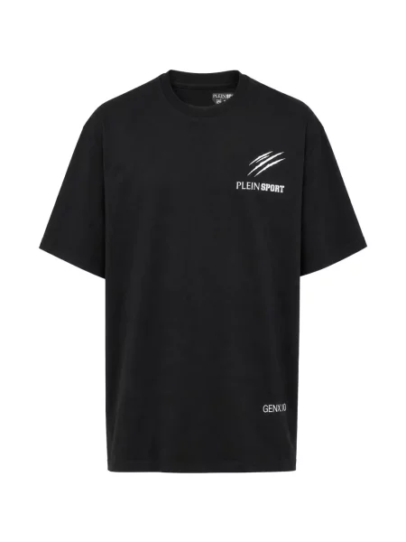 Tricou sport Plein Sport cu imagine negru