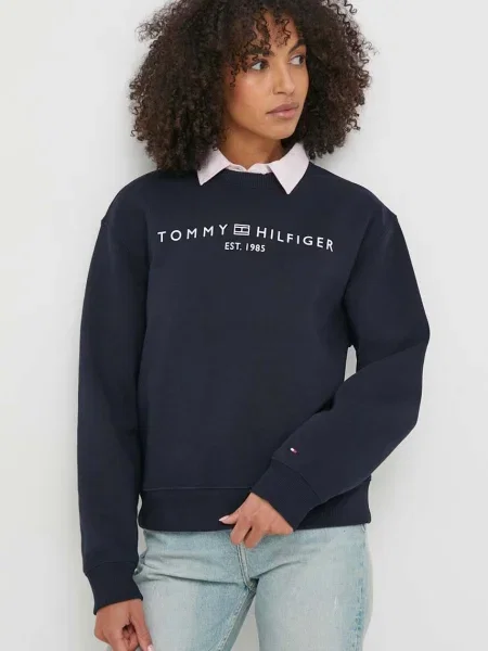 Суитчър Tommy Hilfiger с принт тъмносиньо