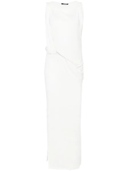 Rochie maxi Jacquemus de costum alb