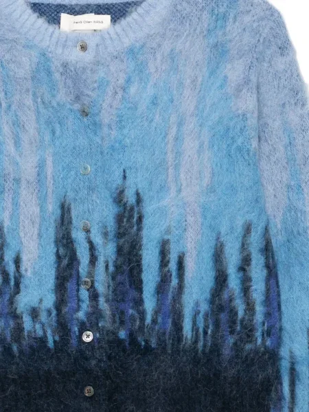 Kardigan Feng Chen Wang s prijelazom boje plava