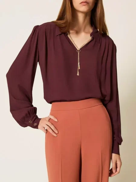 Блуза Twinset бордова