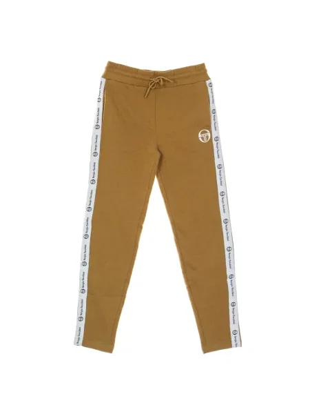 Spodnie dresowe Sergio Tacchini z logo brązowe
