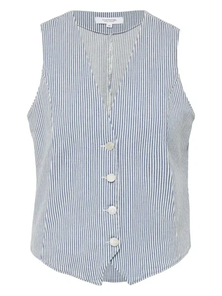 Comma casual identity Telovnik moder denim bela
