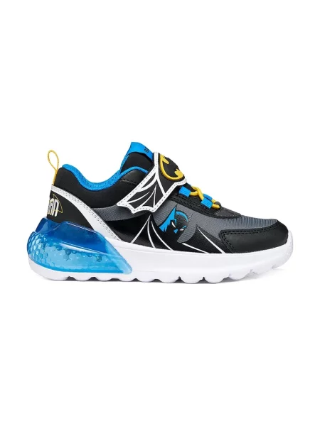 Geox ACTIVART ILLUMINUS Batman sneakers pentru copii negru