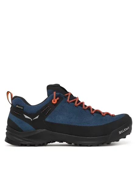 Trekking čevlji Salewa Wildfire Leather GTX M modra