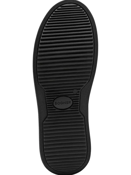 BOGNER MILAN sneakersy skórzane czarne