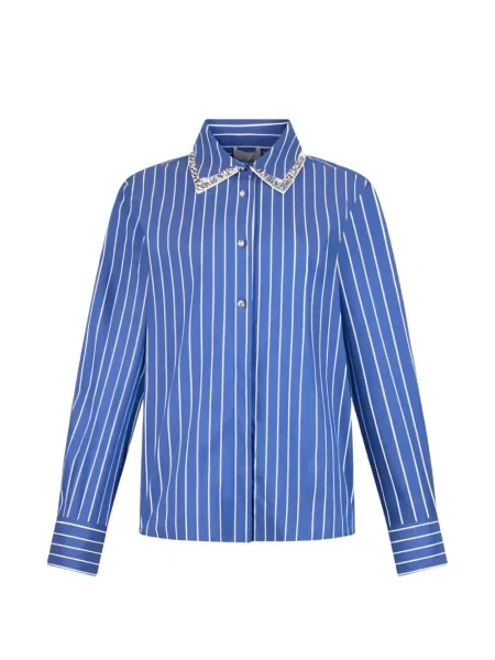 Kołnierzykowy koszula Liu Jo niebieska