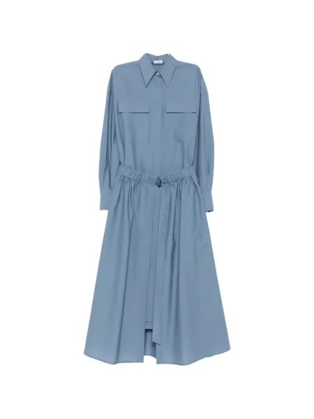 Rochie midi Brunello Cucinelli albastru