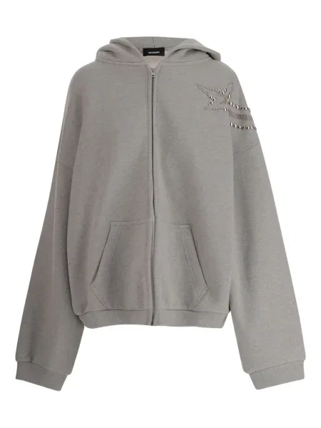 Суичър с качулка We11done сиво