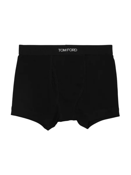 Bokserki Tom Ford z logo czarne